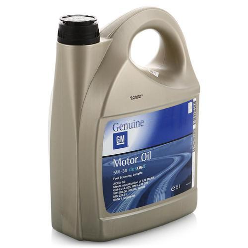 Лучшее недорогое моторное масло: GM Dexos2 SAE 5W-30