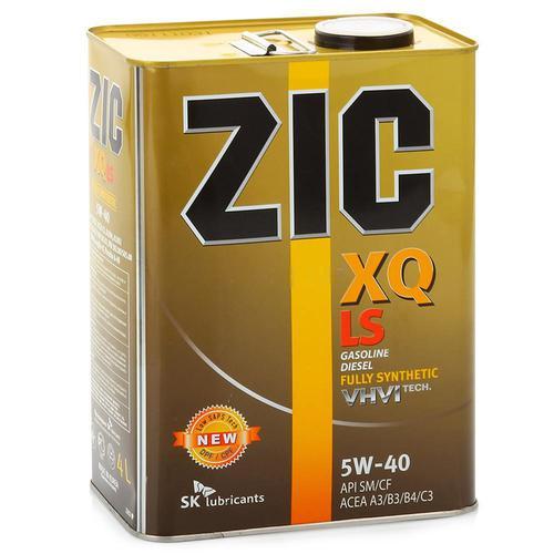 Лучшее моторное масло для зимы: ZIC XQ LS 5W-40 SM/CF