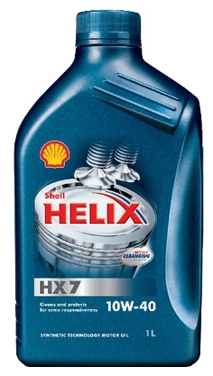  Лучшее полусинтетическое моторное масло: Shell Helix HX7 10W-40