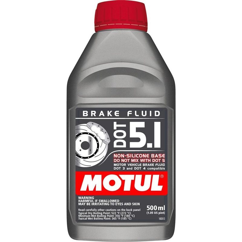 Лучшие тормозные жидкости 2017 – 2016 года зарубежного производства: Motul DOT 5.1 Brake Fluid – Цена
